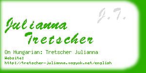 julianna tretscher business card